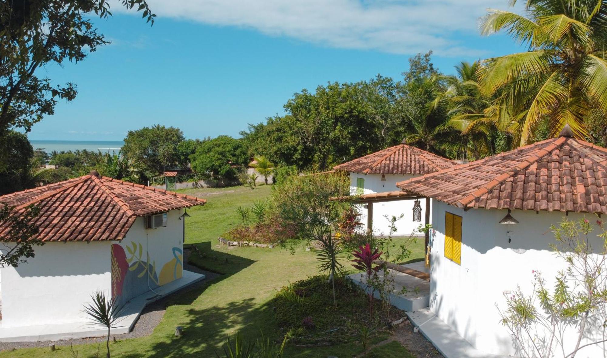 Canto Do Mar - Chales Com Vista Pro Mar - Cumuruxatiba Kültér fotó